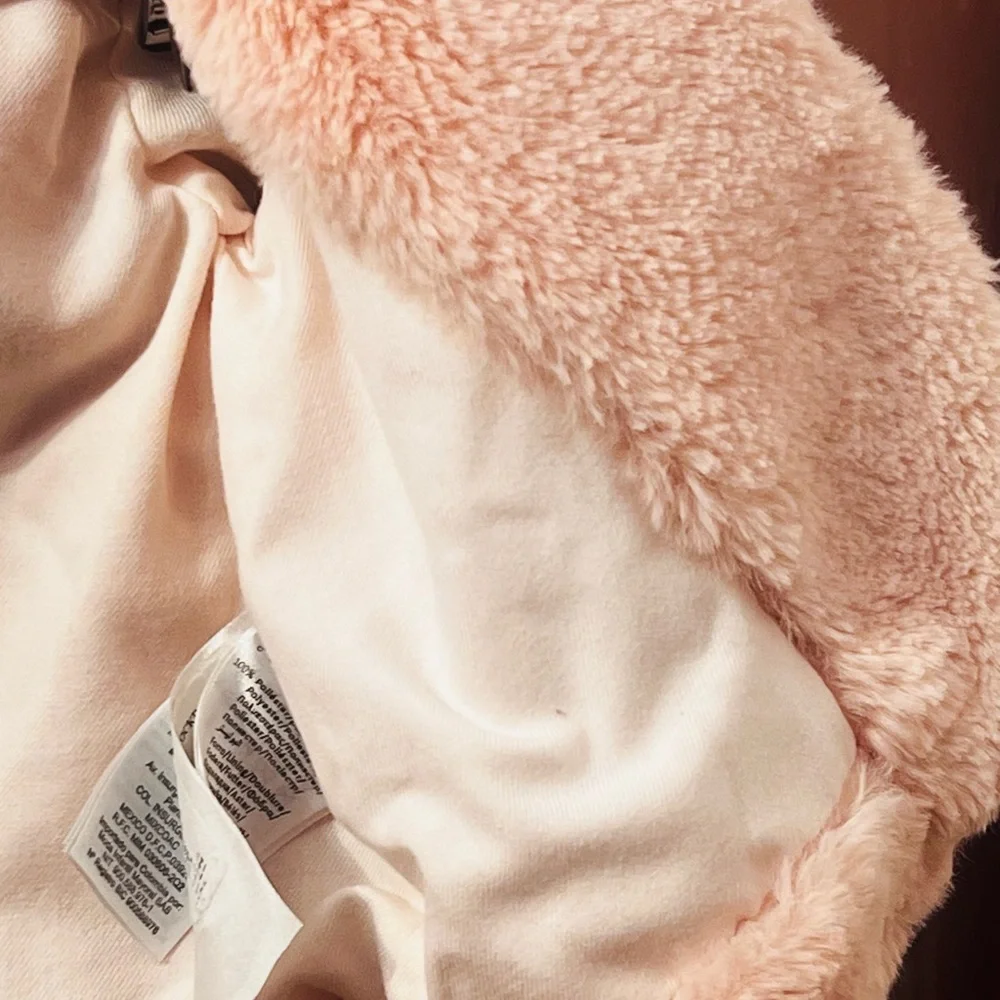 Mayoral faux fur hooded coat for baby girls - Picture 6 of 10